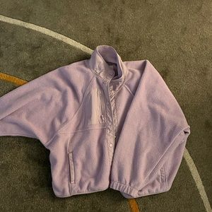 Gilly Hicks Fleece Snap Sweater